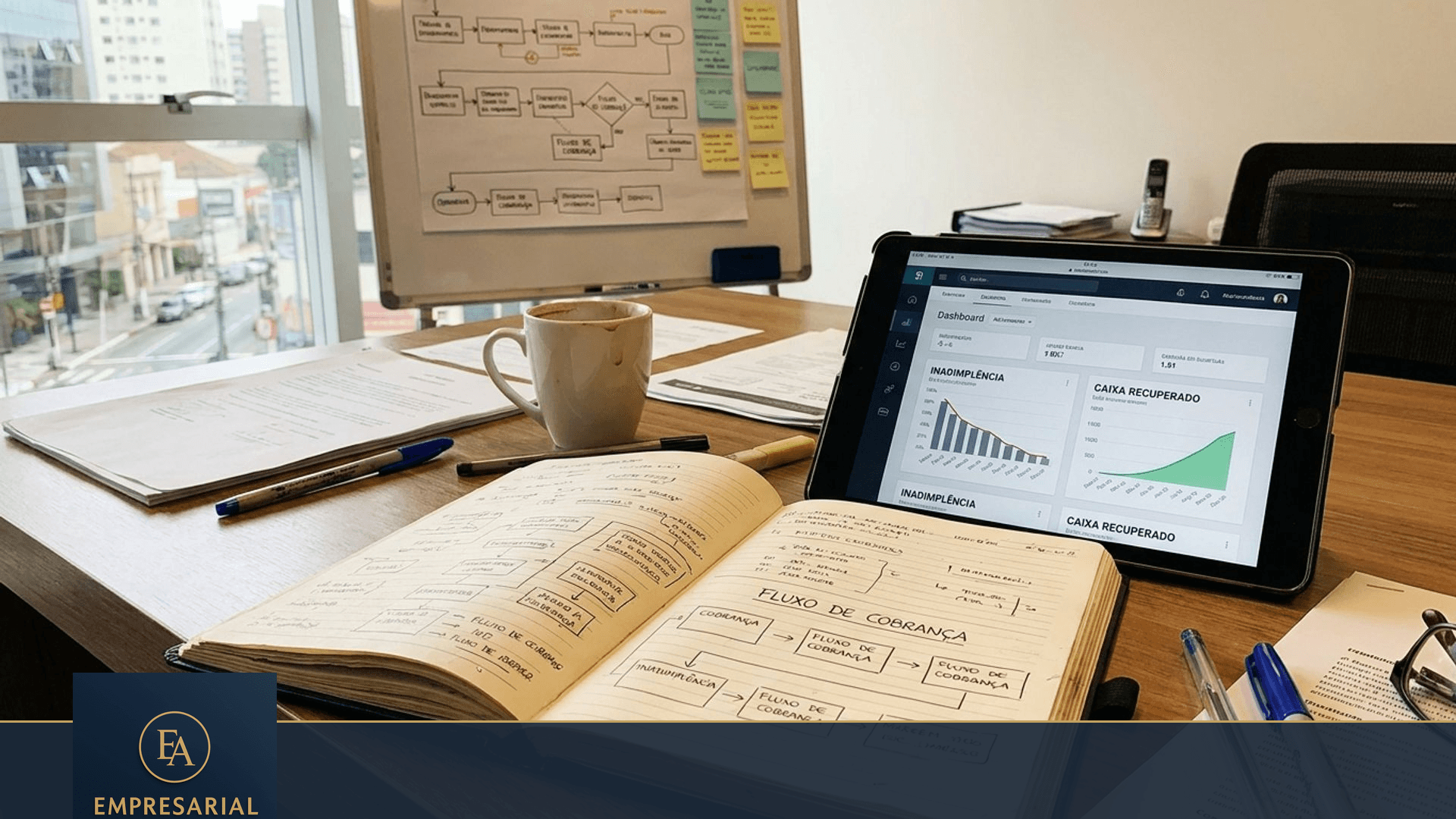Roteiro prático para estruturar uma esteira de cobrança automática que reduz a inadimplência e recupera caixa sem tomar o tempo produtivo da sua equipe.
