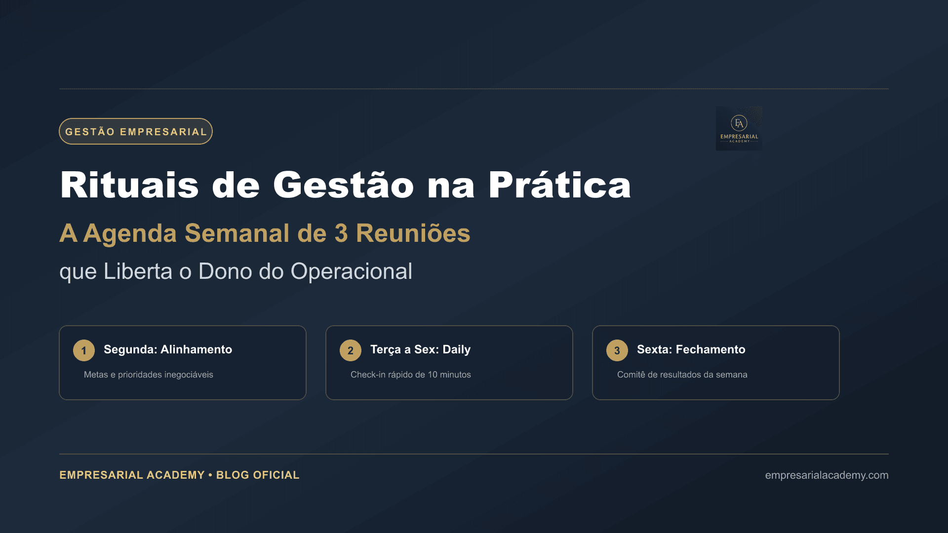 Rituais de Gestão na Prática - Empresarial Academy